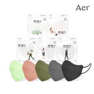 [aer] New 아에르 KF94 피크 V 라이트 마스크 소형 50개입