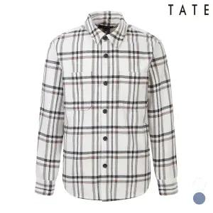 [테이트] 공용오버핏체크점퍼형자켓_KABW9UGJ050