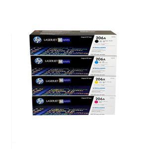 HP 정품 토너 NO.206A W2110A+W2111A+W2112A+W2113A 세트 / M255 M282 시리즈/ SH