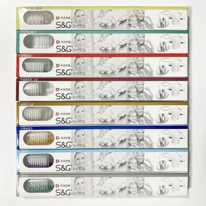 SNG 에스앤지 치과칫솔 12개입 미세모 슬림모 치과용 교정 어금니 어린이 칫솔 치간치실