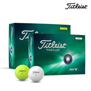 [타이틀리스트] 정품 2024 AVX 3피스 12구 골프볼 골프공