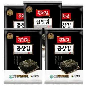 광천김 곱창김 무조미전장김 10봉 /전장김/구운김