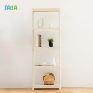 가구 뚝딱600 무볼트 조립식 플라스틱 앵글선반 5단 아이보리