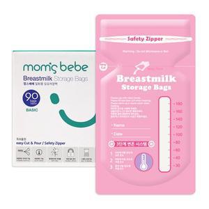 [맘스베베] 항균 변온기능 모유 저장팩 90매