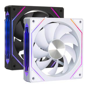 컴튜 프리즘 글로우 컴퓨터 쿨링팬 본체 리버스 팬 쿨러 120mm ARGB FAN