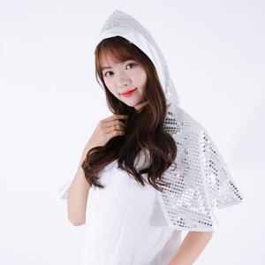 후드망토(스팡클실버) 할로윈의상 파티망토 할로윈파티