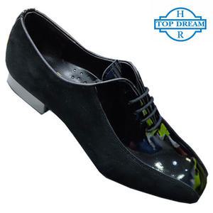 탑드림 8891 검정크링크+세무 남성 모던화 라틴화 사교 웰빙 째즈 살사 자이브 라인댄스 댄스화