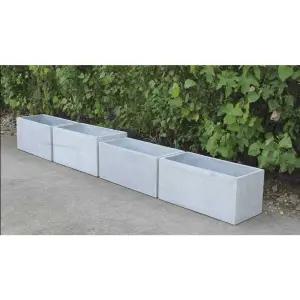 대형 시멘트 화분 마당 정원 분갈이 플랜트 직사각형