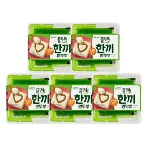 한끼연두부 오리엔탈유자 (2팩X5개) | 풀무원 | 건강 싱싱 펜트리 간단 요리 연두부 순두부