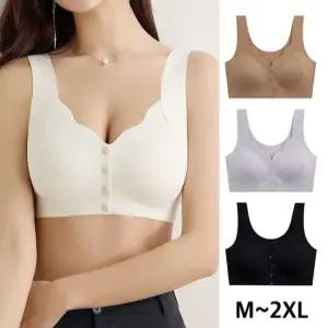 앞후크브라 노와이어 심리스 앞버튼 볼륨업 뽕브라 브라렛 브라탑