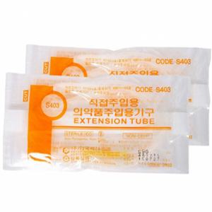 수액연결줄 익스텐션라인, 한국백신 팩/25개입 70cm/ 90cm/ 120cm/ 150cm