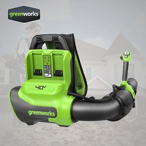 그린웍스 40V 듀얼포트 배부식 백팩 브로워 송풍기 낙엽 제설 대포송풍기