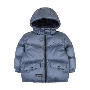 [캉골키즈](강남점)[강남]뉴 라인 후디드 숏 푸퍼 QD 0009 차콜 AQDCDJ00090CH