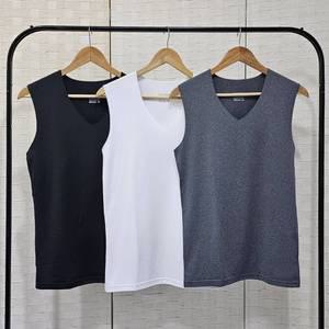 3장세트 남성 프리컷팅 노라인 기모 머슬티 스포츠 기모런닝 나시