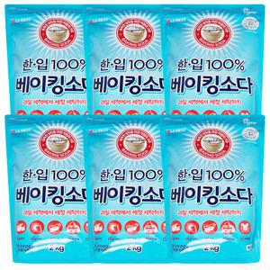 엘지생활건강 한입 100% 베이킹소다 2kg 6개