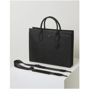 [NS홈쇼핑][헤지스ACC] 블랙 로고배색 소가죽 서류가방 HJBA4F650BK[34812975]