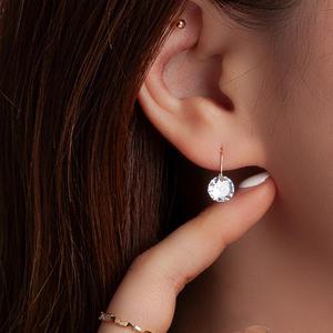 [니지쥬얼리] 14K GOLD 여신U큐빅 이어링