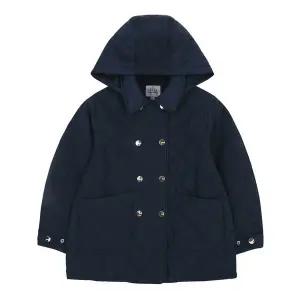 [빈](김해점)BZ12CT02NV 네이비 후드 퀼팅 반 코트