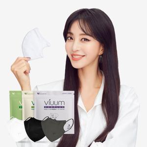 비움 에코플러스 KF94 마스크 50매 새부리형 대형 한예슬마스크