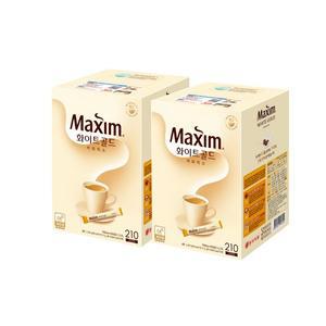 맥심 화이트골드 210T x 2개입 총420T