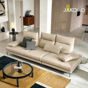 [자코모] 어보브 스윙 4인 기능성 천연면피 소가죽 소파+쿠션3개