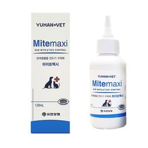 마이트맥시 귀세정 진드기 120ml 강아지 귀세정제