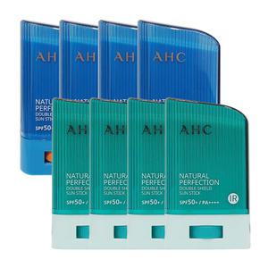 (택1)ahc 선스틱14gx4개/ahc 썬스틱22gx4개 /초록/파랑/선크림/썬크림/28년04월까지