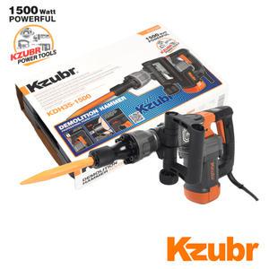 kzubr 카주브  파괴함마 38함마 쁘레카 뿌레카 해머드릴 최강 철거 브레이커 1500w 25J 유선 파쇄 현장 작업 콘크리트 해머드릴 경량 KDH35-1500