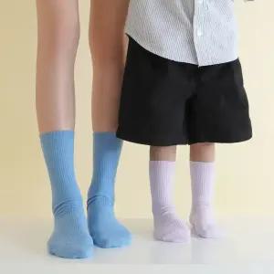 자체제작 3켤레 세트 캔디 데이즈 골지 장목 양말 아동 여성 커플 29color