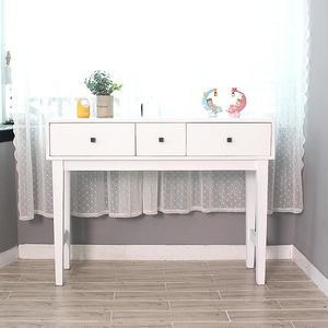 [디모토]빈티지 브릭 1000 콘솔 원목 서랍장 화장대 다용도 수납장 복도 거실 사진 장식장