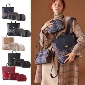 [에버라스트]프렌치쿼터 보헤미안 백팩 미니 크로스 3종세트 여성 나일론 경량 캐주얼 데일리 가방 4color