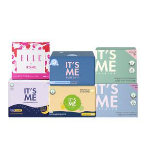 잇츠미 유기농 순면커버 국산안심 생리대 4팩 모음전