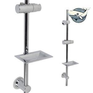 [기타]슬림 슬라이드바 실버 샤워기 거치대 욕실 수납 (WFH1W4Y)