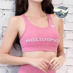 여자 필라테스 브라탑 스포츠 나시 운동복 (WFH2R7C)