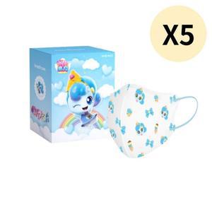 캐치티니핑 KF-AD 어린이 마스크 샤샤핑 소형L 40매X5