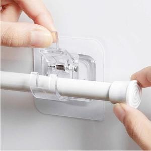 봉 커튼봉 압축봉 접착식 커튼 브라켓 무타공 (WFH49I2)