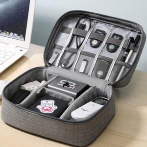 케이블 파우치 휴대용 대용량 다용도 충전기 정리 손잡이 소품백