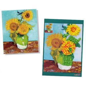 아이 고흐명화 해바라기 플레이콘 입체부조 그림만들기 5p 재밌는 사용편리 diy키트