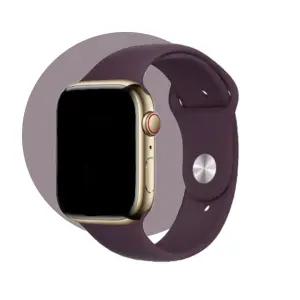 워치7 41mm GPS+Cellular 골드 스테인리스 케이스 다크체리 스포츠밴드 MKHY3KH/A [