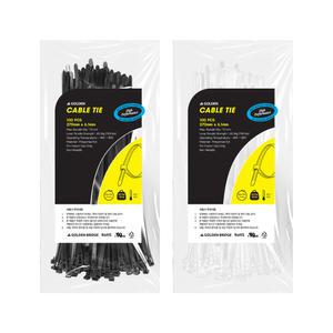골든 케이블타이 270mm x 6.1mm 100개입 소포장 다용도 선정리 흑색 백색