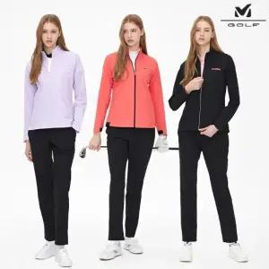 밀레골프 여성 기능성 썸머 트리코트 셋업 2종(자켓팬츠)