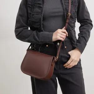 로린 크로스바디백 다크브라운 AP12-2502-DB