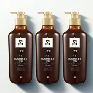 려 흑운 모근강화볼륨케어 샴푸, 500ml, 3개