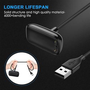 Fitbit Charge 5 / 6 Luxe Smartwatch용 충전기 USB 케이블 코드 독 스탠드 액세서리