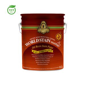 월드스테인 16L 오일스테인 오일스텐 친환경 방부목 목재 나무 니스칠 데크