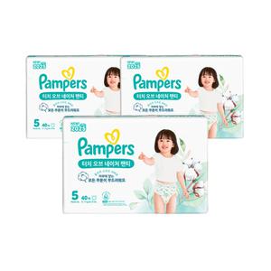 팸퍼스 기저귀 터치 오브 네이처 팬티형 5단계 X 3팩