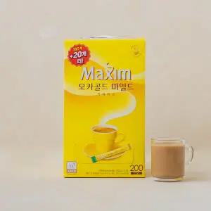 [맥심] 모카골드 마일드 커피믹스 180입 (+20입 or 사은품 랜덤 증정)