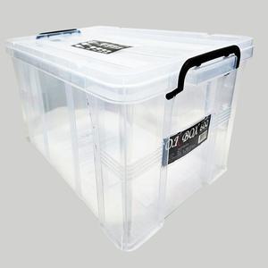 오케이박스400 40L 리빙박스 적층형 수납 정리함 다용도 보관함