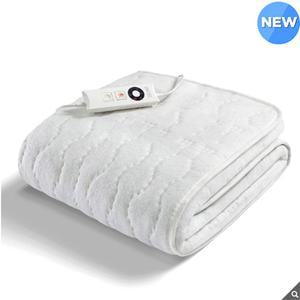 이탈리아 이메텍 소프트 패브릭 전기요 1인용 전기장판 화이트 싱글