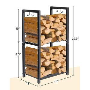 세로형 장작거치대 보관함 수납 화목난로 캠프파이어 야외